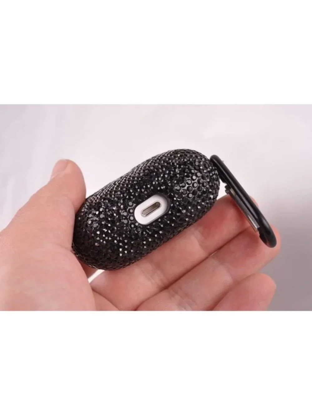 Sparkly Rhinestone AirPods 3 Case with Keychain - Shockproof Bling Cover Skin